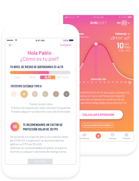 App horas de exposición solar