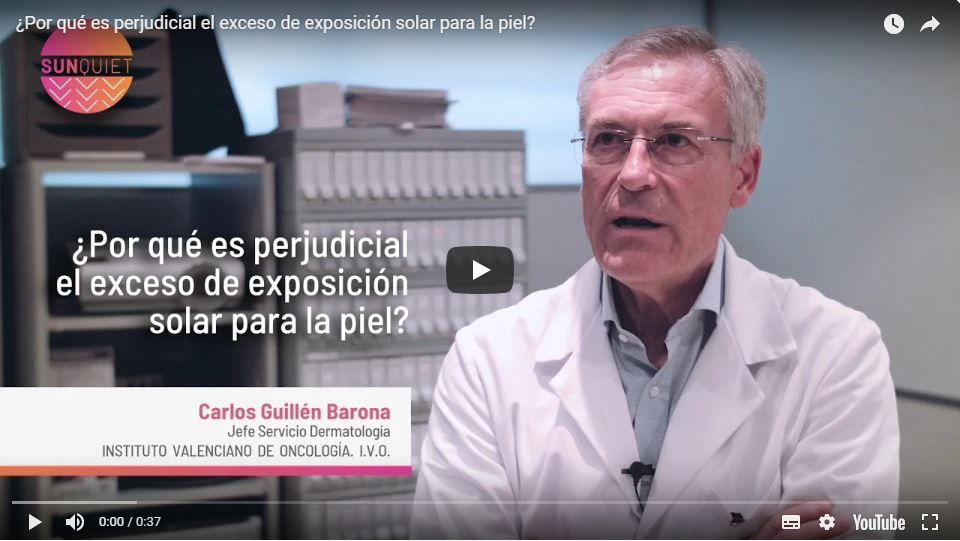 ¿Por qué es perjudicial el exceso de exposición solar para la piel?